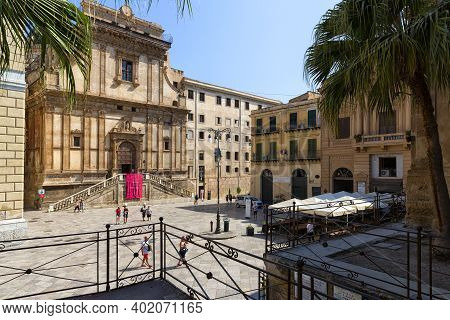 Palermo, Church Of Santa Maria Dell'ammiraglio, Known As Martorana