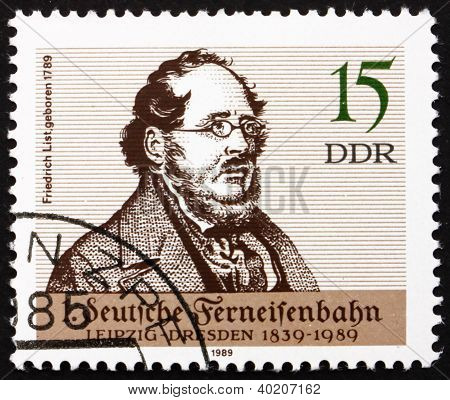 รายการแสตมป์ Gdr 1989 ฟรีดริช