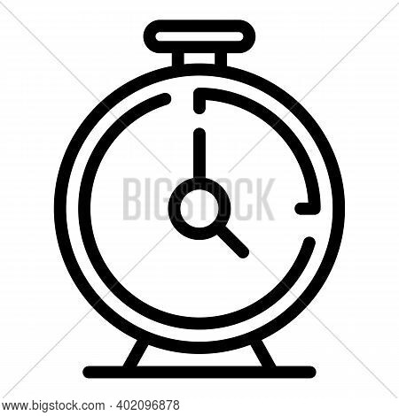 Kitchen Clock Icon. Outline Kitchen Clock Vector Icon For Web Design Isolated On White Background