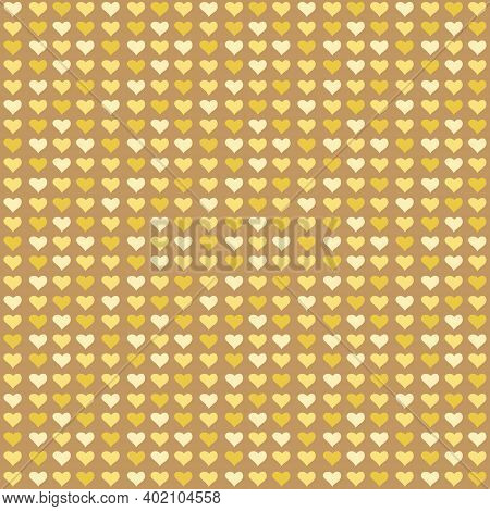 Seamless Abstract Pattern With Color Little Hearts. Vector Illustration