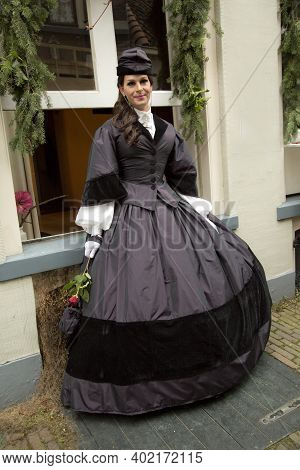 Deventer, Netherlands, 17 December 2016.  Dickens Festival In Deventer, Netherlands.