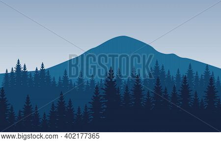 Beautiful Sunrise In The Countryside. City Vector