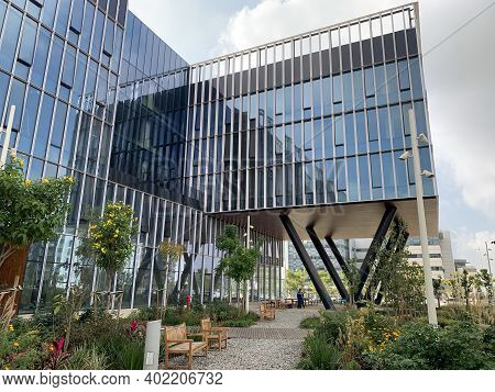 Beer Sheva, Israel - December 22, 2020: Rest Area  In The New High-tech Park In Beer Sheva