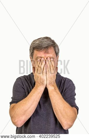 Man Slapping Hands In Front Of The Face