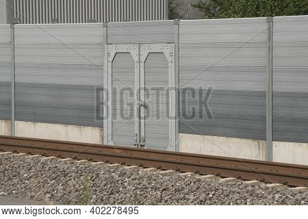 Railroad Line For Rail Bound And Train Traffic