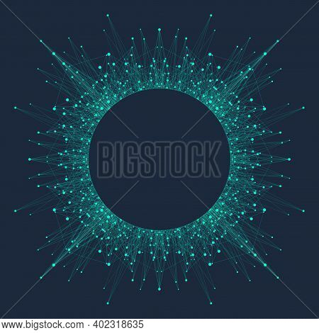 Technology Background. Modern Technology Background Design Concept. Technology Background With Blue 