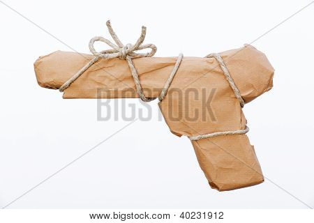 Halvautomatisk Pistol pakket