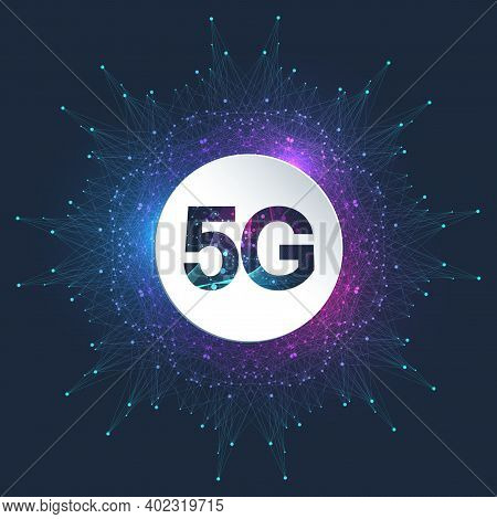 Technology Background. Modern Technology Background Design Concept. Technology Background With Blue 