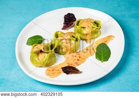 Manti is a type of dumpling popular in most Turkic cuisines,