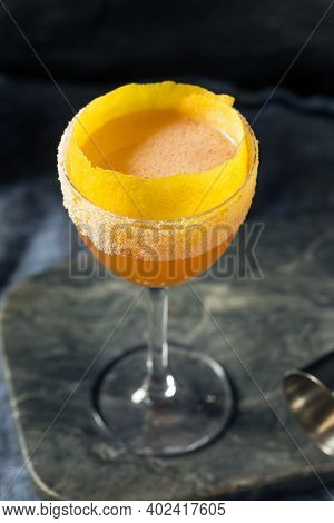 Boozy Brandy Crusta Cocktail