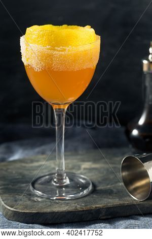 Boozy Brandy Crusta Cocktail