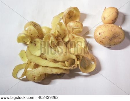 Pealing Potatoes Vegetables