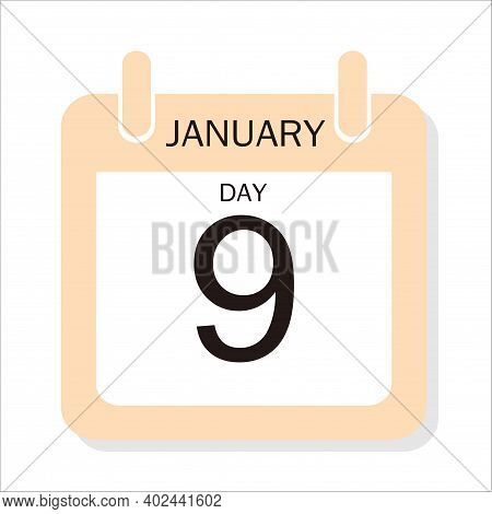 Calendar Design For January 9, 2021, 2021 Calendar Week Starts On Sunday. Printable 2021 Yearly Cale