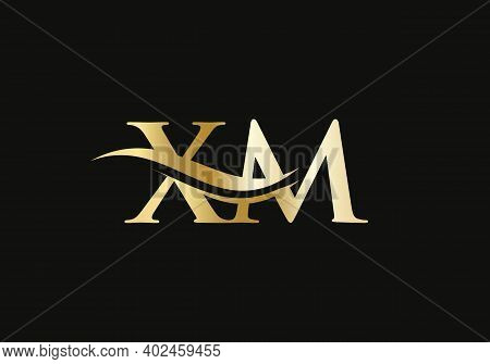 Elegant And Stylish Xm Logo Design For Your Company. Xm Letter Logo Design. Xm Logo For Luxury Brand
