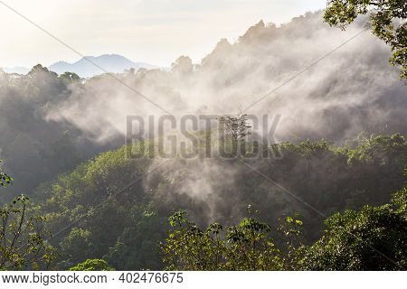 Khao Khai Nui, Sea Of Fog In The Winter Mornings At Sunrise, New Landmark To See Beautiful Scenery A