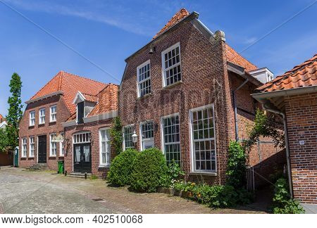 Ootmarsum, Netherlands - May 26, 2020: Historic Houses In The Center Of Ootmarsum, Netherlands