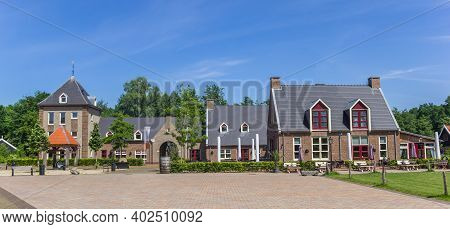 Ootmarsum, Netherlands - May 26, 2020: Front Of The Open Air Museum In Ootmarsum, Netherlands