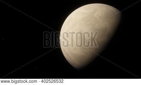 Planets And Galaxy, Science Fiction Illustration. Beauty Of Deep Space. Billions Of Galaxy In The Un