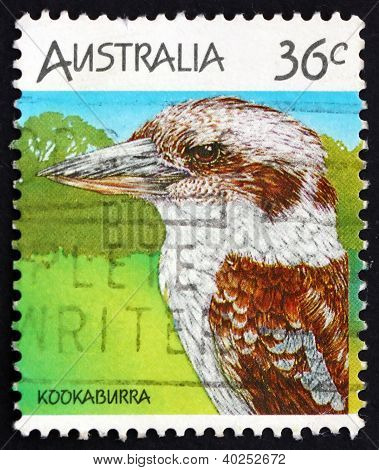 Postage stamp Australia 1986 Kookaburra