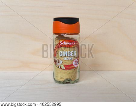 London, Uk - Circa December 2020: Schwartz Ginger Ground