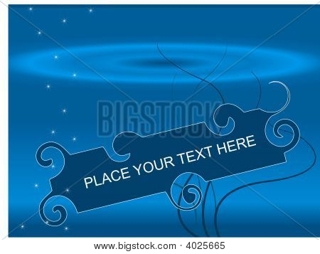 abstrakt Unterwasser oder cosmic-frame