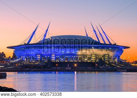 Saint Petersburg, Russia - May 29, 2018: Modern Stadium 