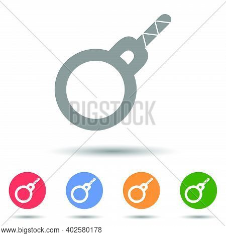 Bomb Icon Vector Logo With A Isolated Background