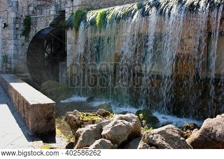 Springs Of Kryas In Livadeia Boeotia Greece