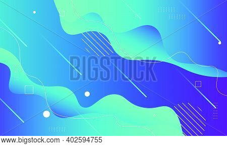 Blue And Purple Gradient Fluid Background. Smart Design For Your Business Advert.