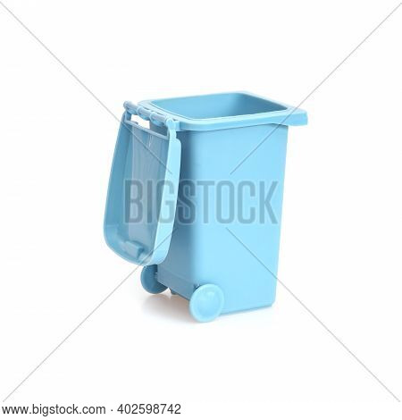 Separate Waste Bin Isolated On White Background