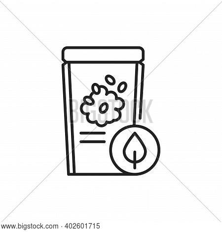 Packaging Organic Cereal Color Line Icon. Pictogram For Web Page, Mobile App, Promo.