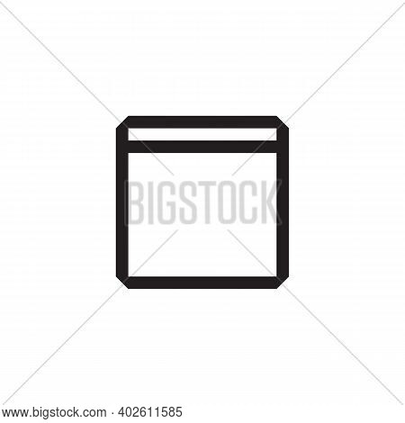Document Icon Isolated On White Background From Working In The Office Collection. Document Icon Tren