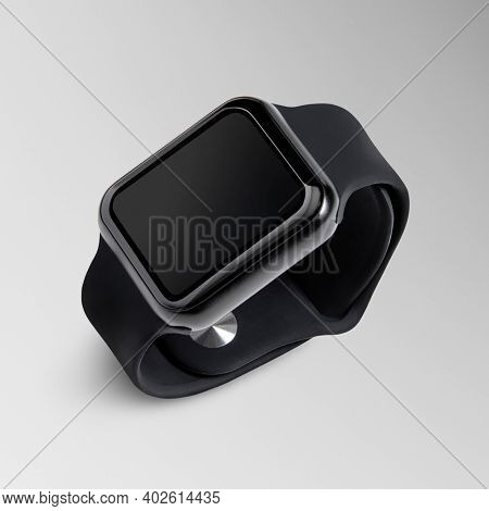 Smartwatch screen mockup digital device