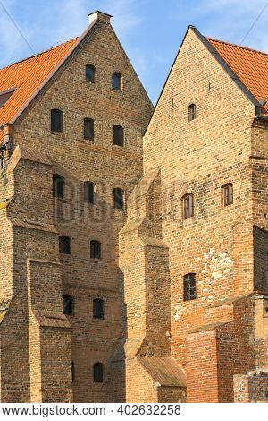 14th Century Grudziadz Granaries, Fortification Complex Of River Bank On The Vistula River, Grudziad
