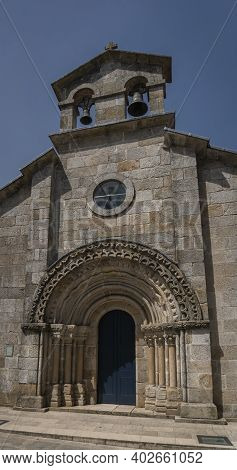 Church In The Town Of Melide, Galicia, Spain