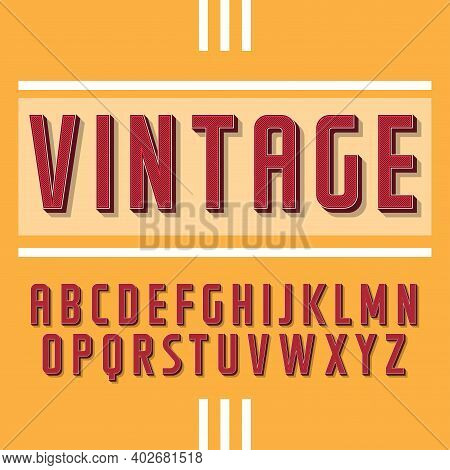Vintage Label Typeface Handcrafted Font For Any Label Design.
