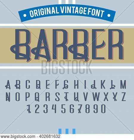 Vintage Label Typeface Handcrafted Font For Any Label Design.