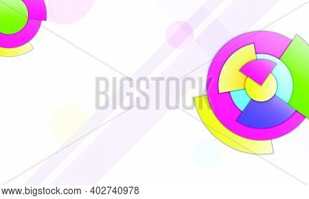 Abstract Colorful Geometric Gradient Background.