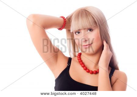 Piękne Blond kobieta