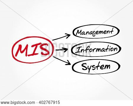 Mis - Management Information System Acronym, Business Concept Background