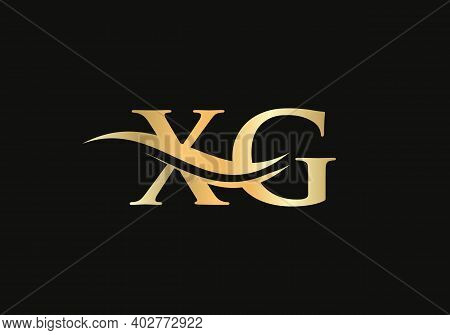 Initial Letter Xg Linked Logo For Business And Company Identity. Modern Letter Xg Logo Vector Templa