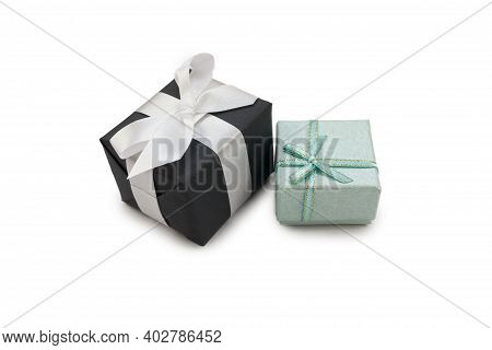 The Giftbox For Special Evets With Isolate White Background.