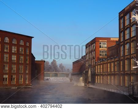 Old Factory Buildings On Tammerkoski, Tampere, Finland