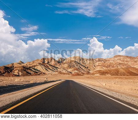 Artist's Drive in Death Valley National Park, California, USA.