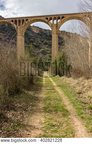 View Of Gorges Of Riaza In Segovia (spain)