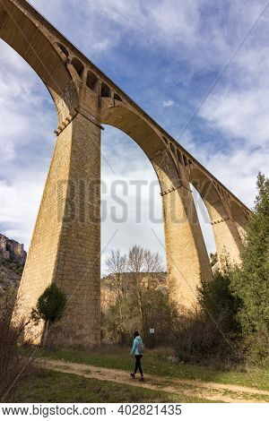 View Of Gorges Of Riaza In Segovia (spain)