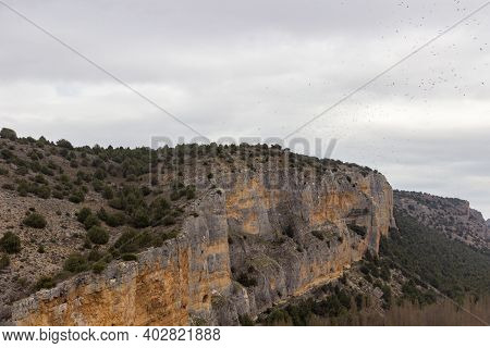 View Of Gorges Of Riaza In Segovia (spain)