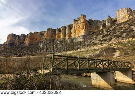 View Of Gorges Of Riaza In Segovia (spain)