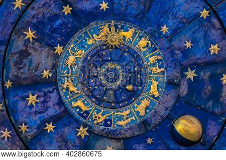 Droste Effect Background. Abstract Design For Concepts Related To Astrology And Fantasy.