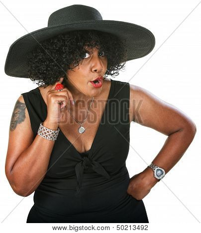 Irritated Black Woman